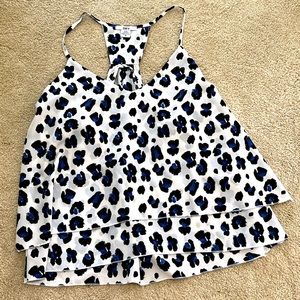 Bar III fun racerback top that can be worn for work and happy hour after!